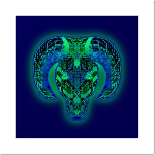 Aries 7c Indigo Posters and Art